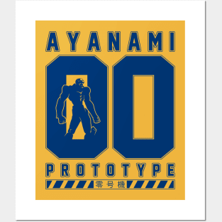 UNIT 00 - AYANAMI PROTOTYPE Posters and Art